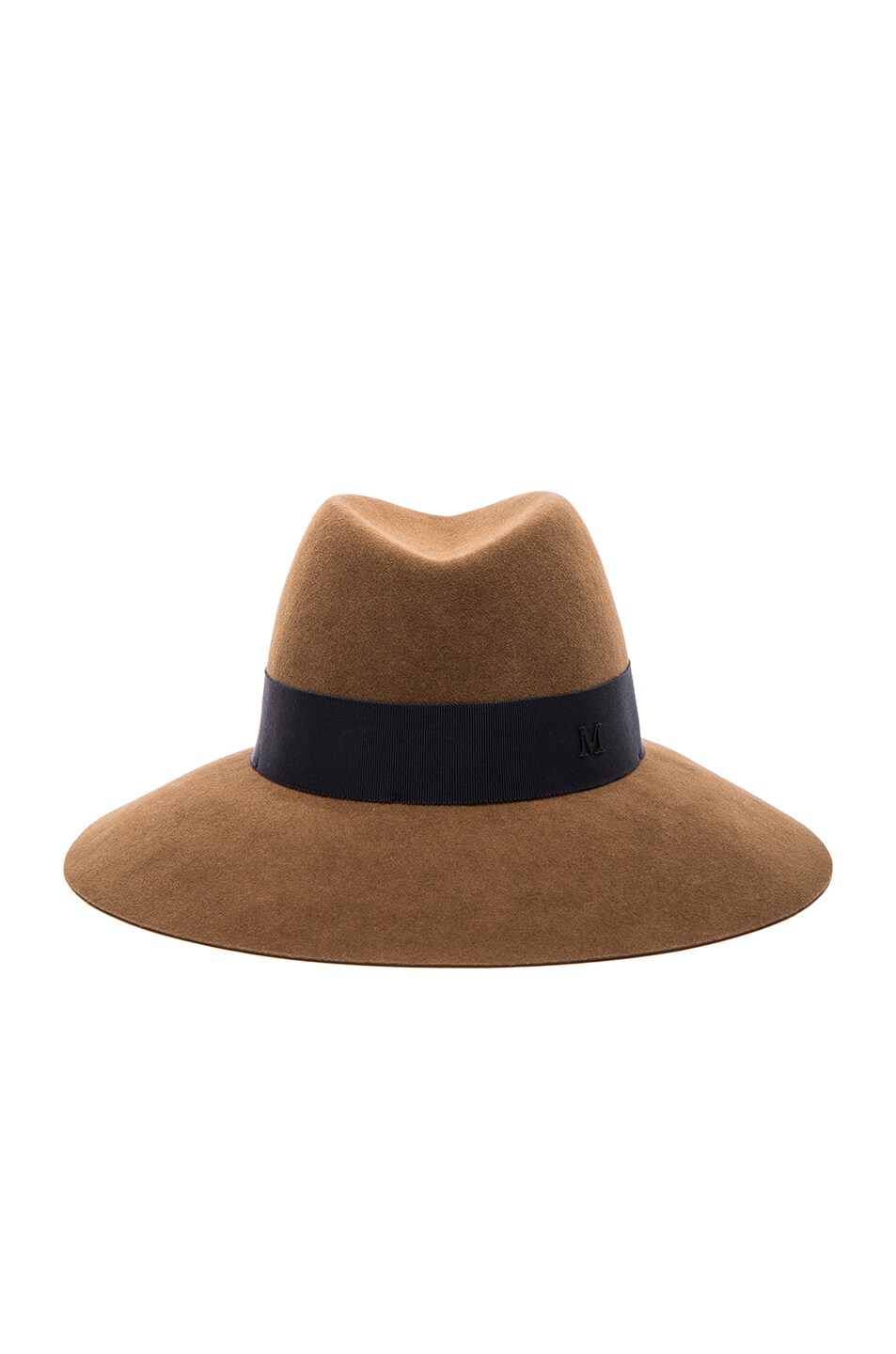 Image 1 of Maison Michel Kate Vintage Large Hat in Camel