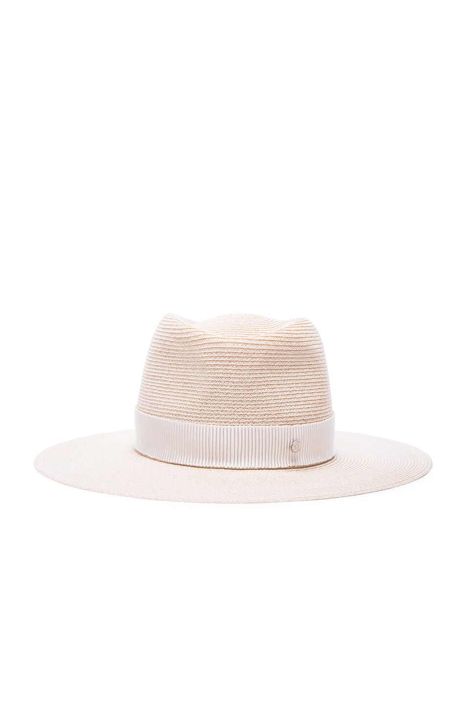 Image 1 of Maison Michel Charles Classic Trilby Hat in Natural White