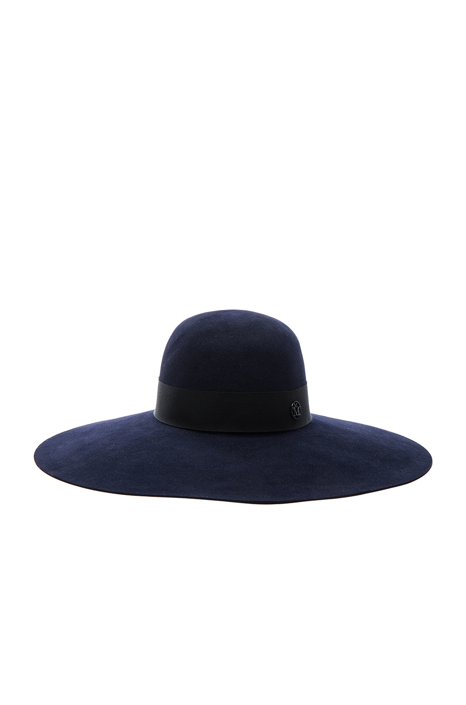 Image 1 of Maison Michel Blanche Hat in Navy