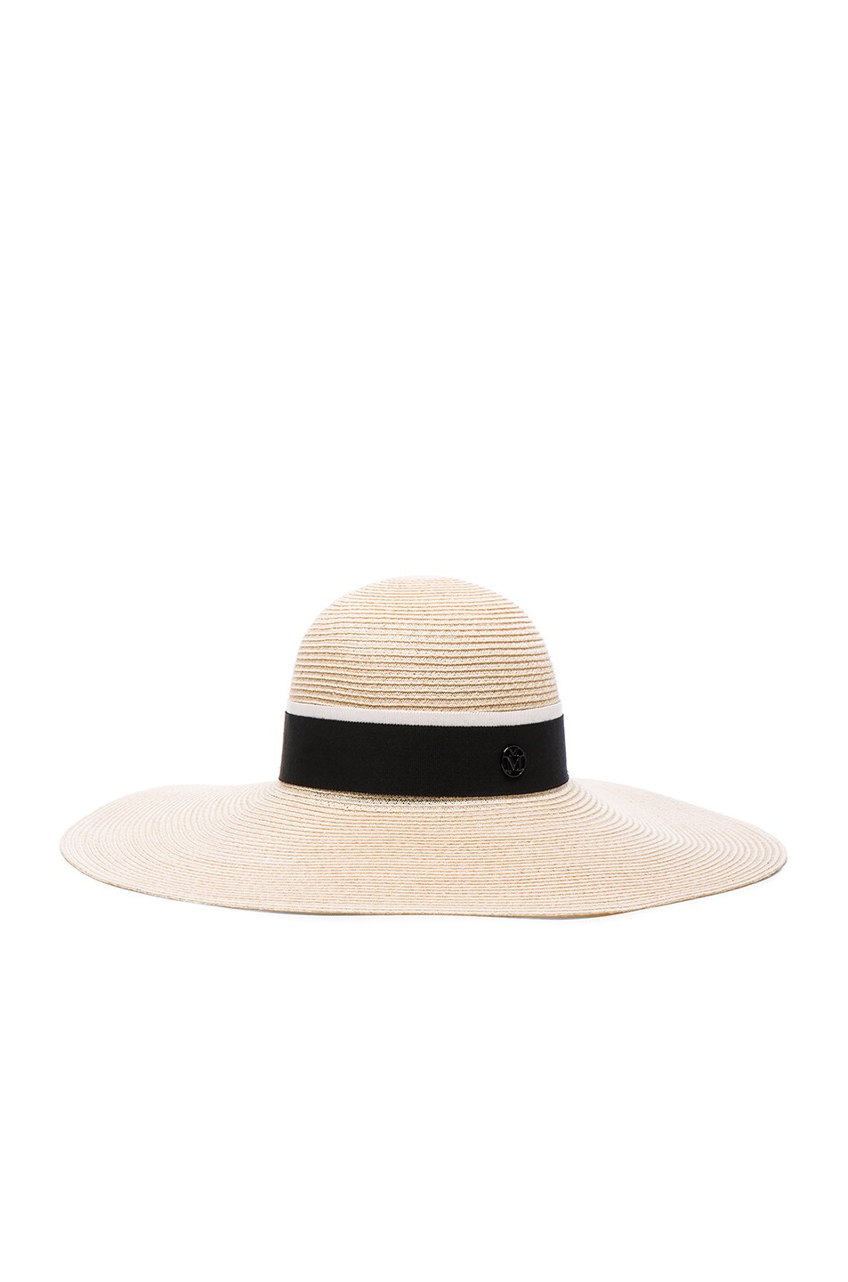 Image 1 of Maison Michel Blanche Hat in Natural Black
