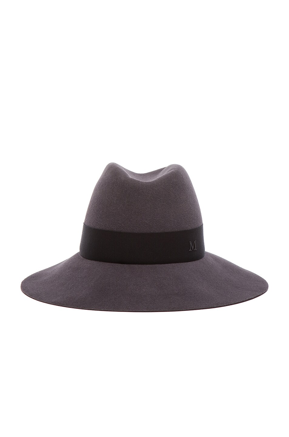 Image 1 of Maison Michel Kate Hat Dark Grey in Dark Grey
