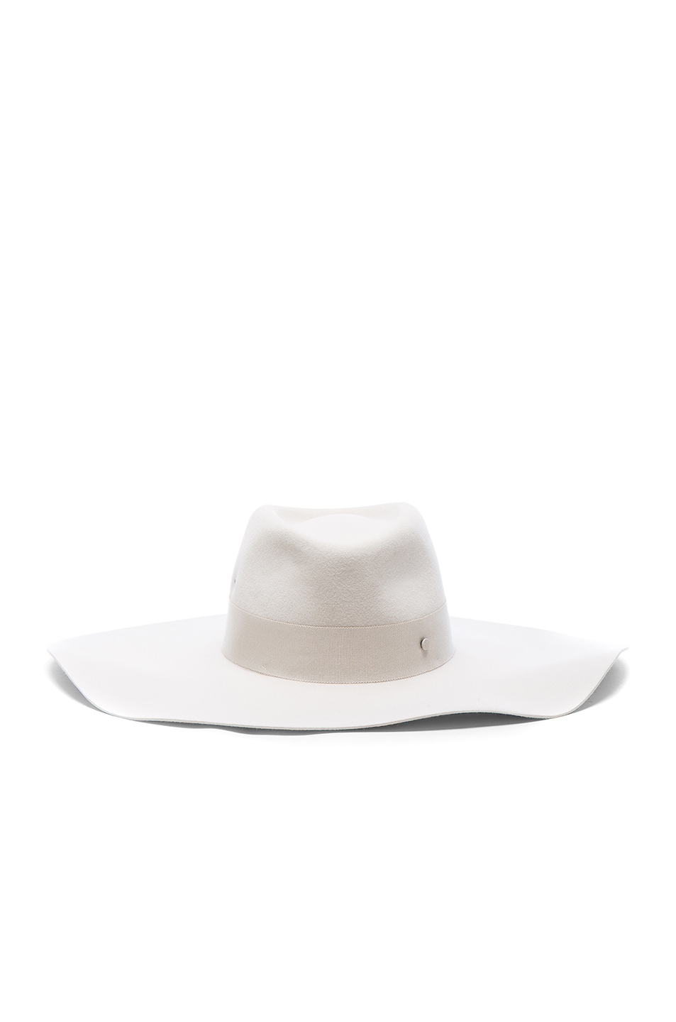 Image 1 of Maison Michel Elodie Hat in White Chalk