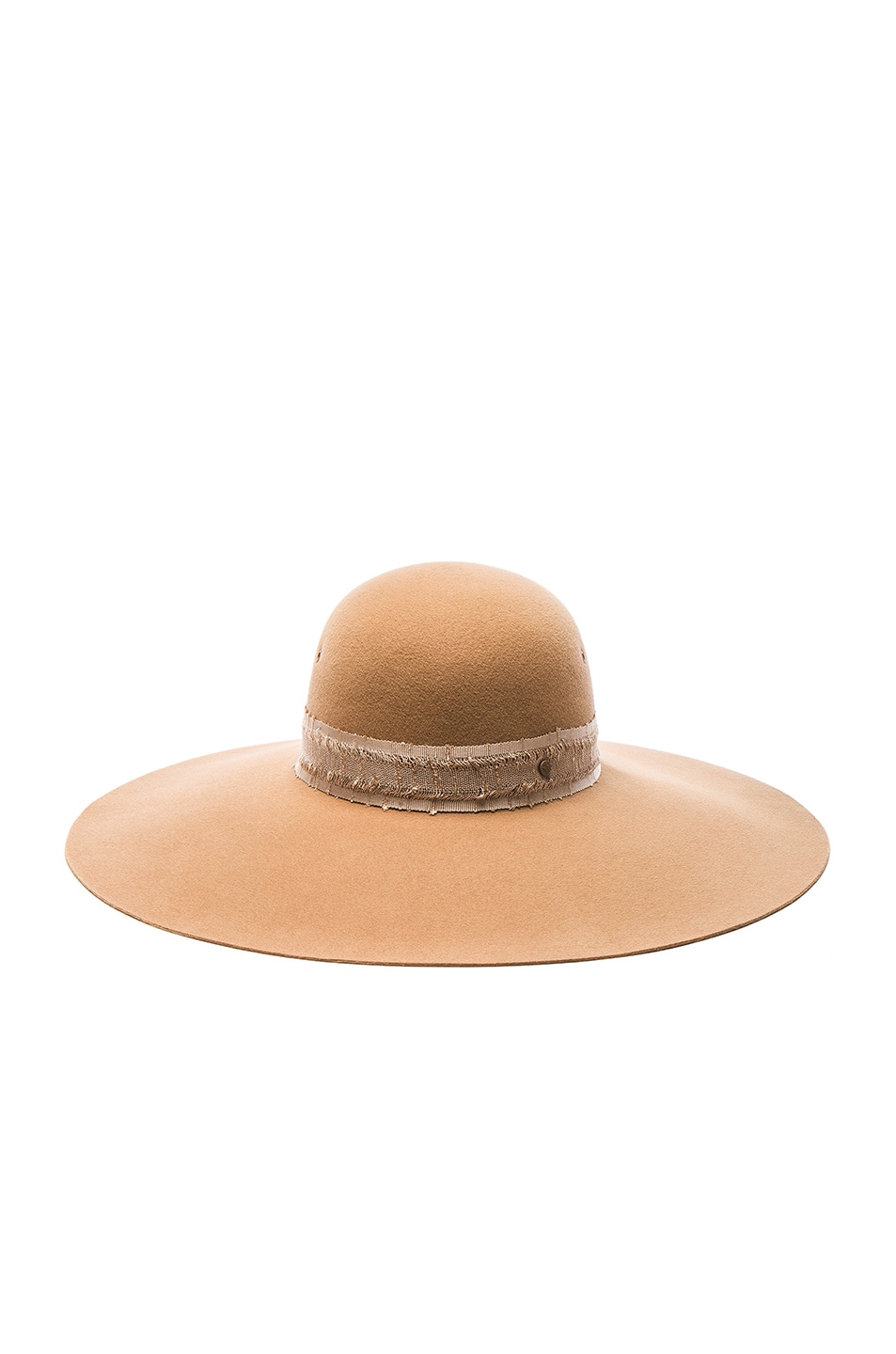 Image 1 of Maison Michel Blanche Hat in Sandy Beige