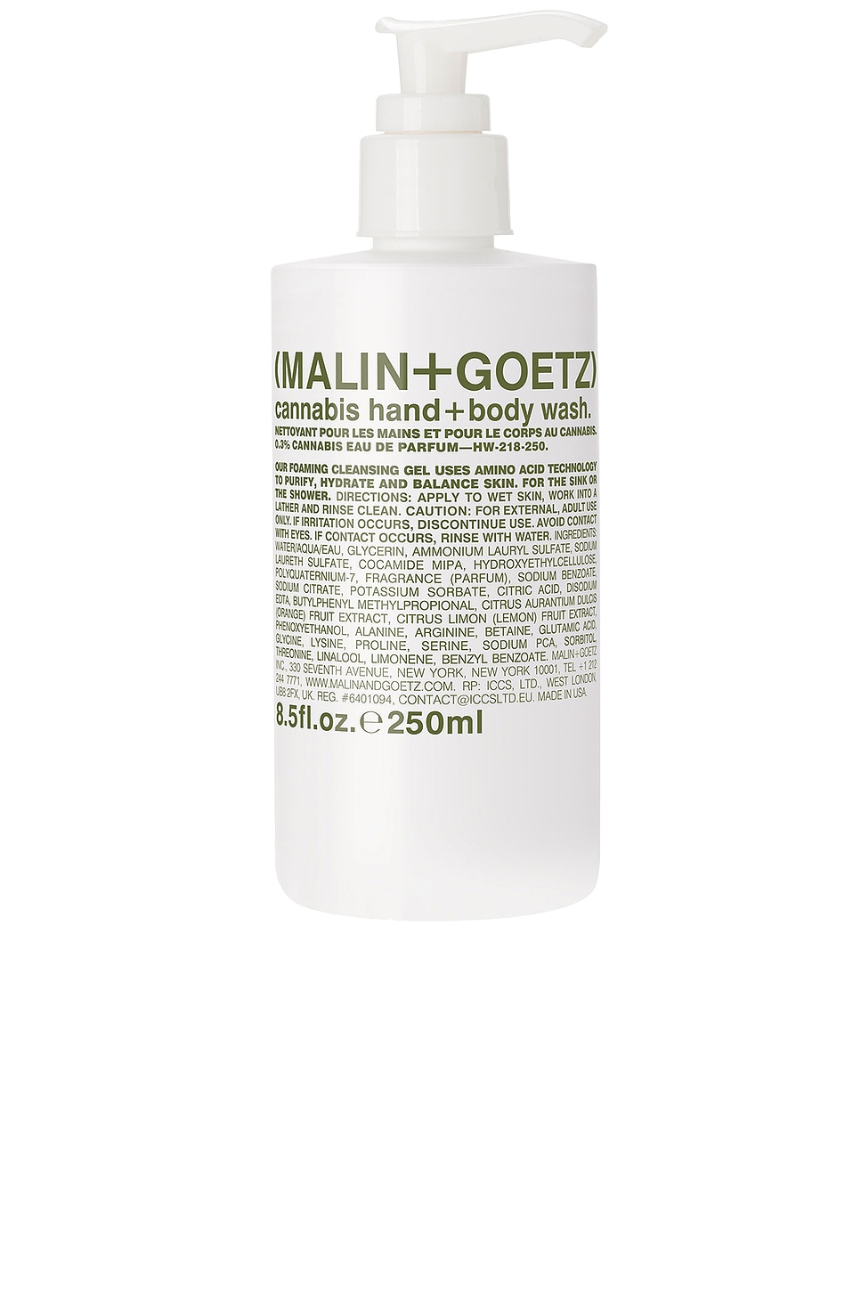 Malin + Goetz Cannabis Hand + Body Wash