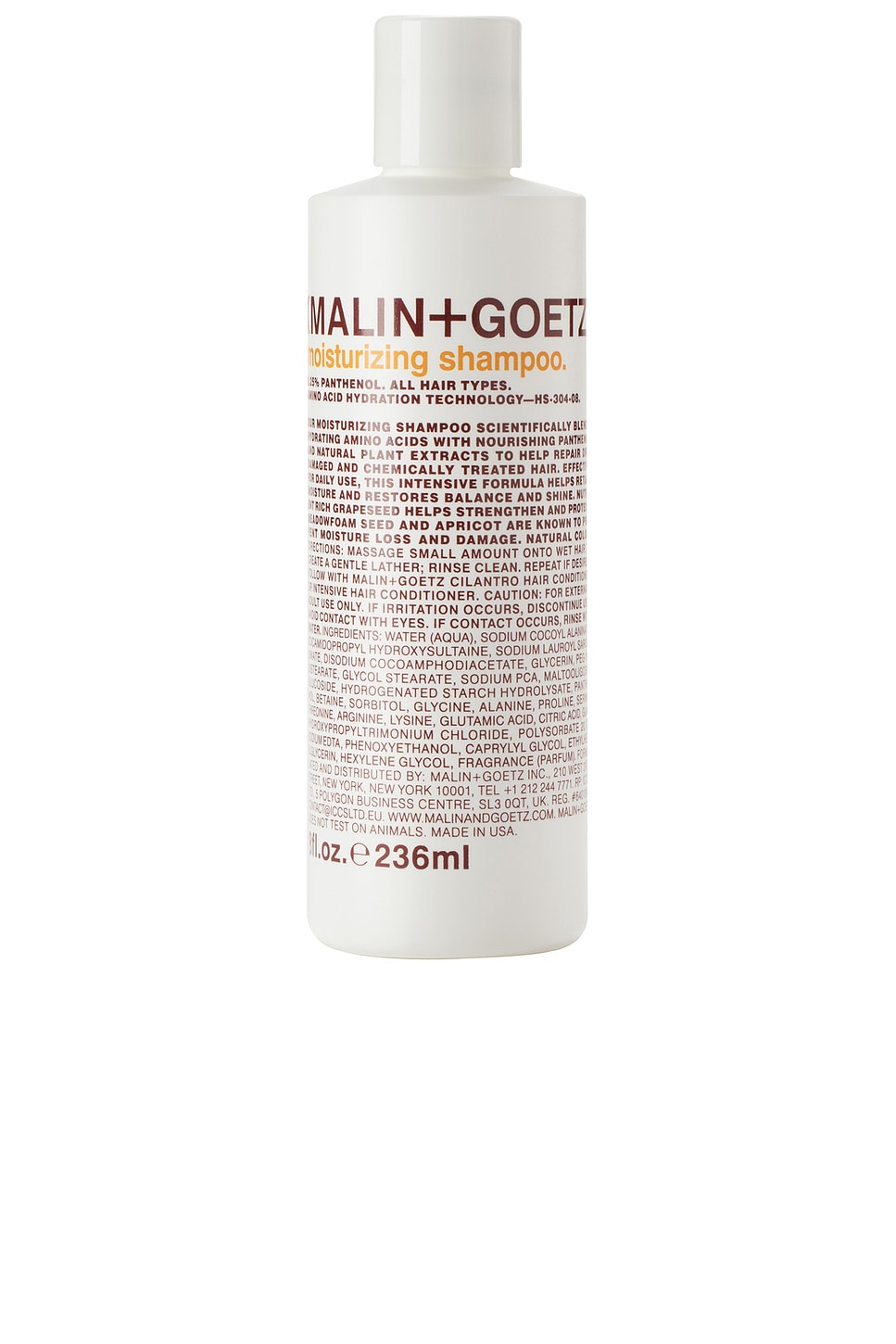 Malin + Goetz Moisturizing Shampoo In White