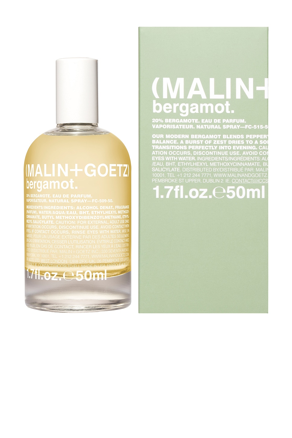Malin + Goetz Bergamot Eau De Parfum 50 ml