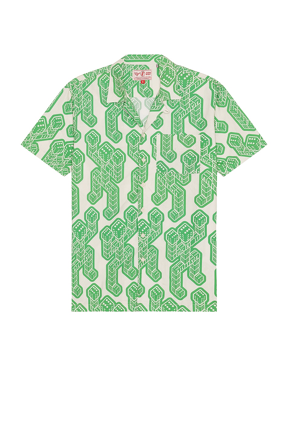 Image 1 of Mami Wata Dice Robot Shirt in Green