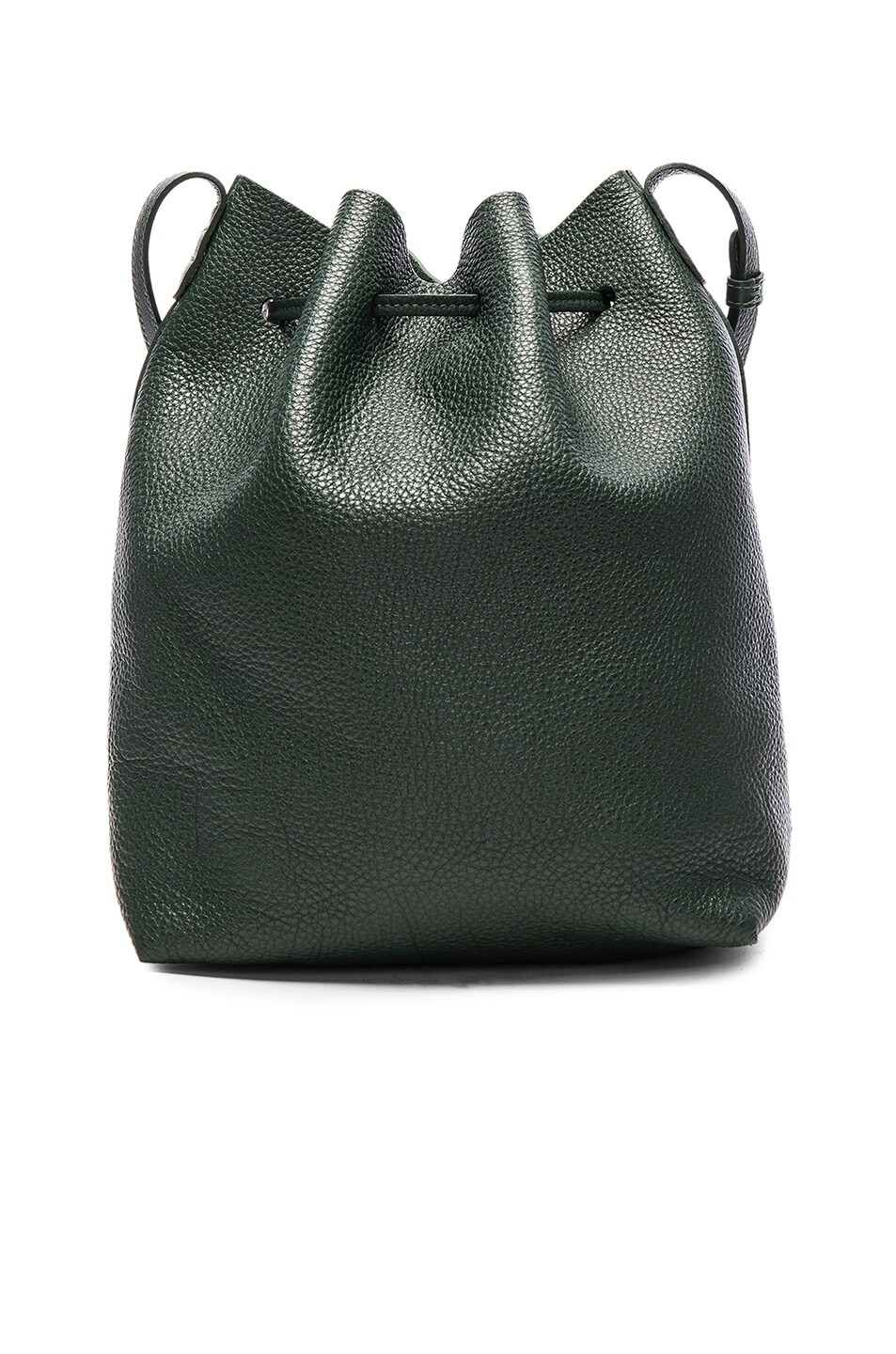 Image 2 of Mansur Gavriel Tumbled Bucket Bag in Moss