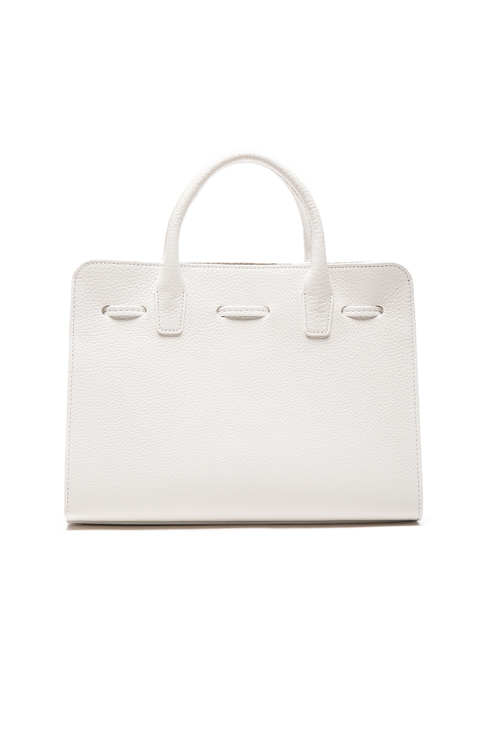 Mansur Gavriel Mini Sun Bag in White Tumble | FWRD