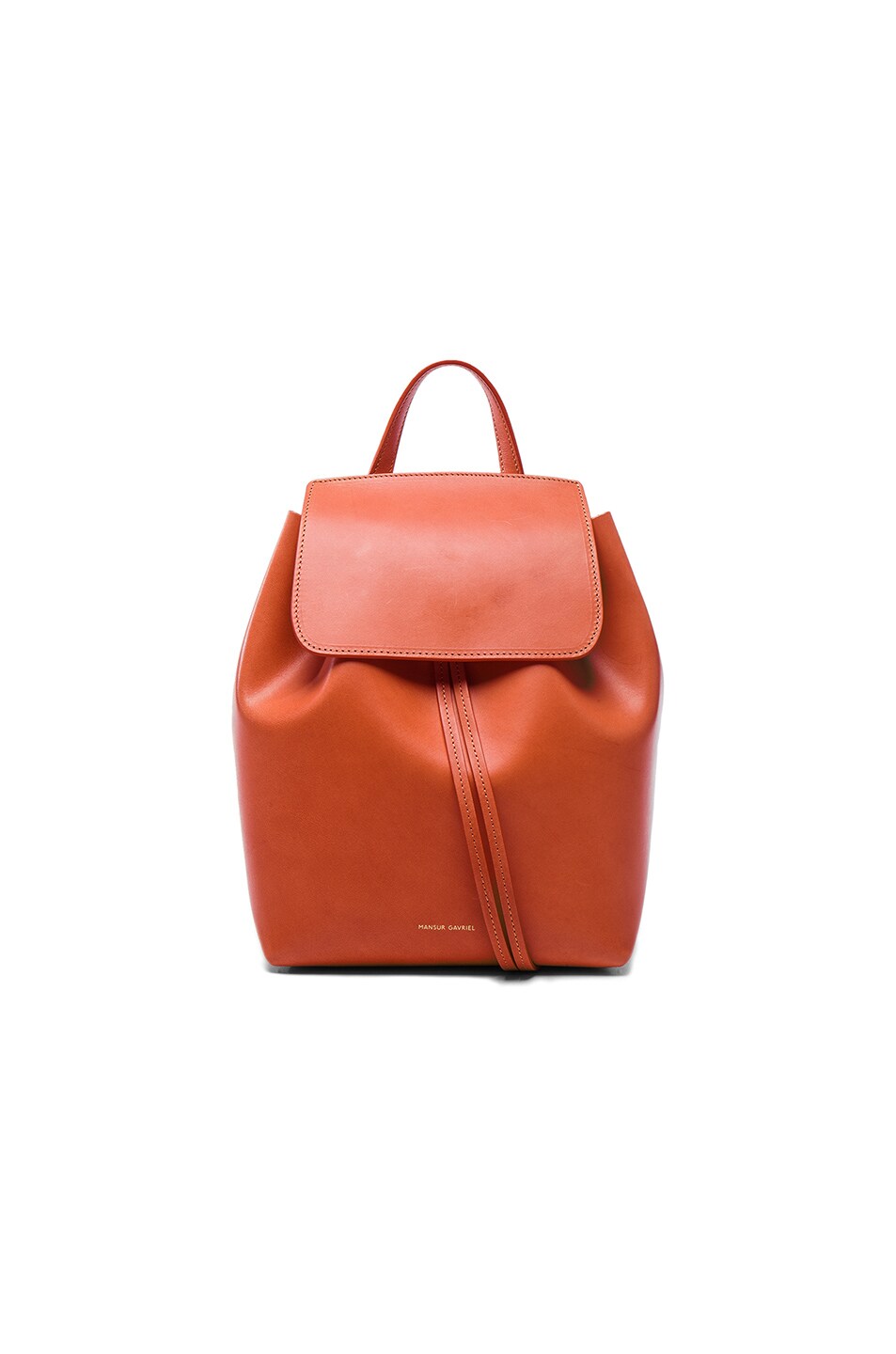 Image 1 of Mansur Gavriel Mini Backpack in Brandy