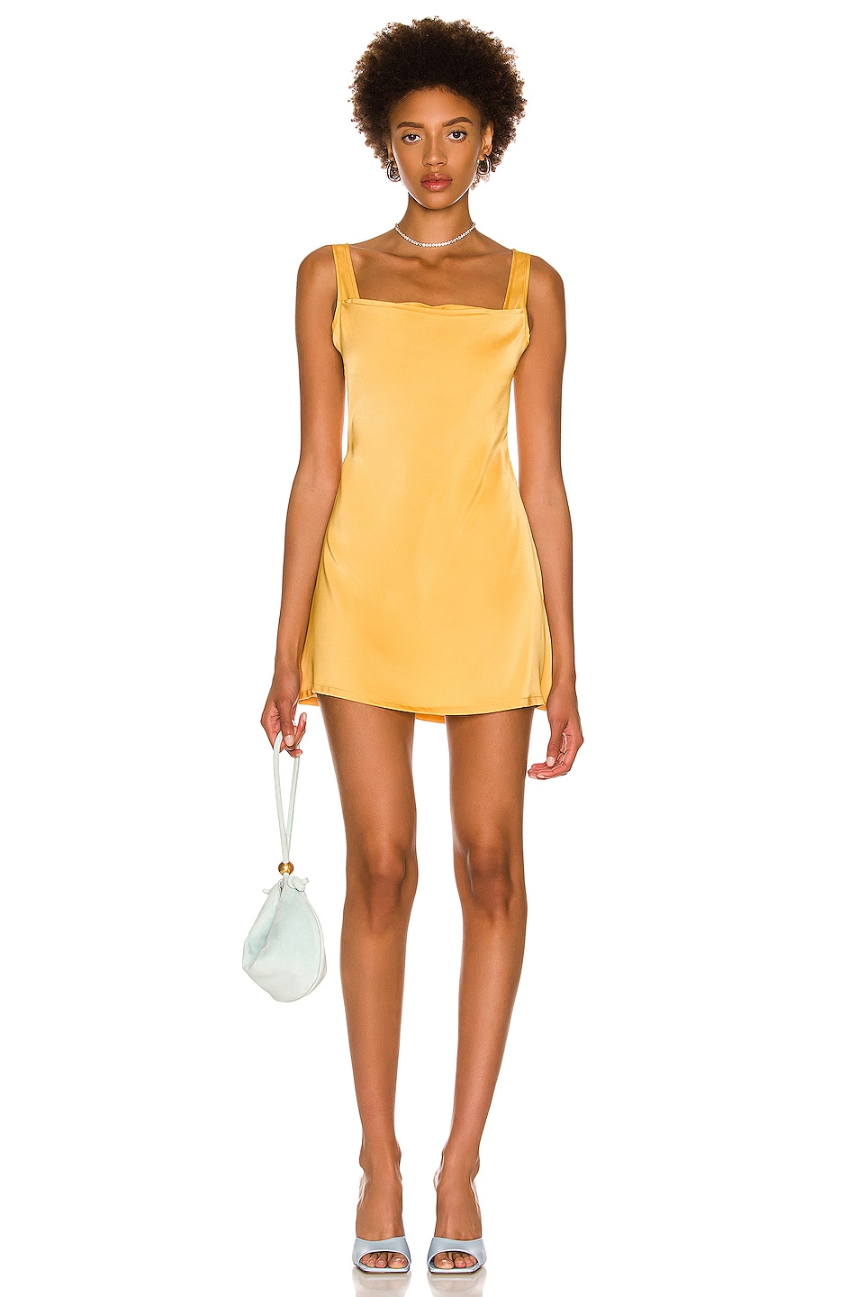 Image 1 of Miaou Ginger Dress in Mustard