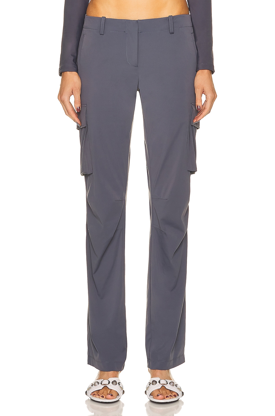 Image 1 of Miaou Raven Cargo Pant in Charcoal