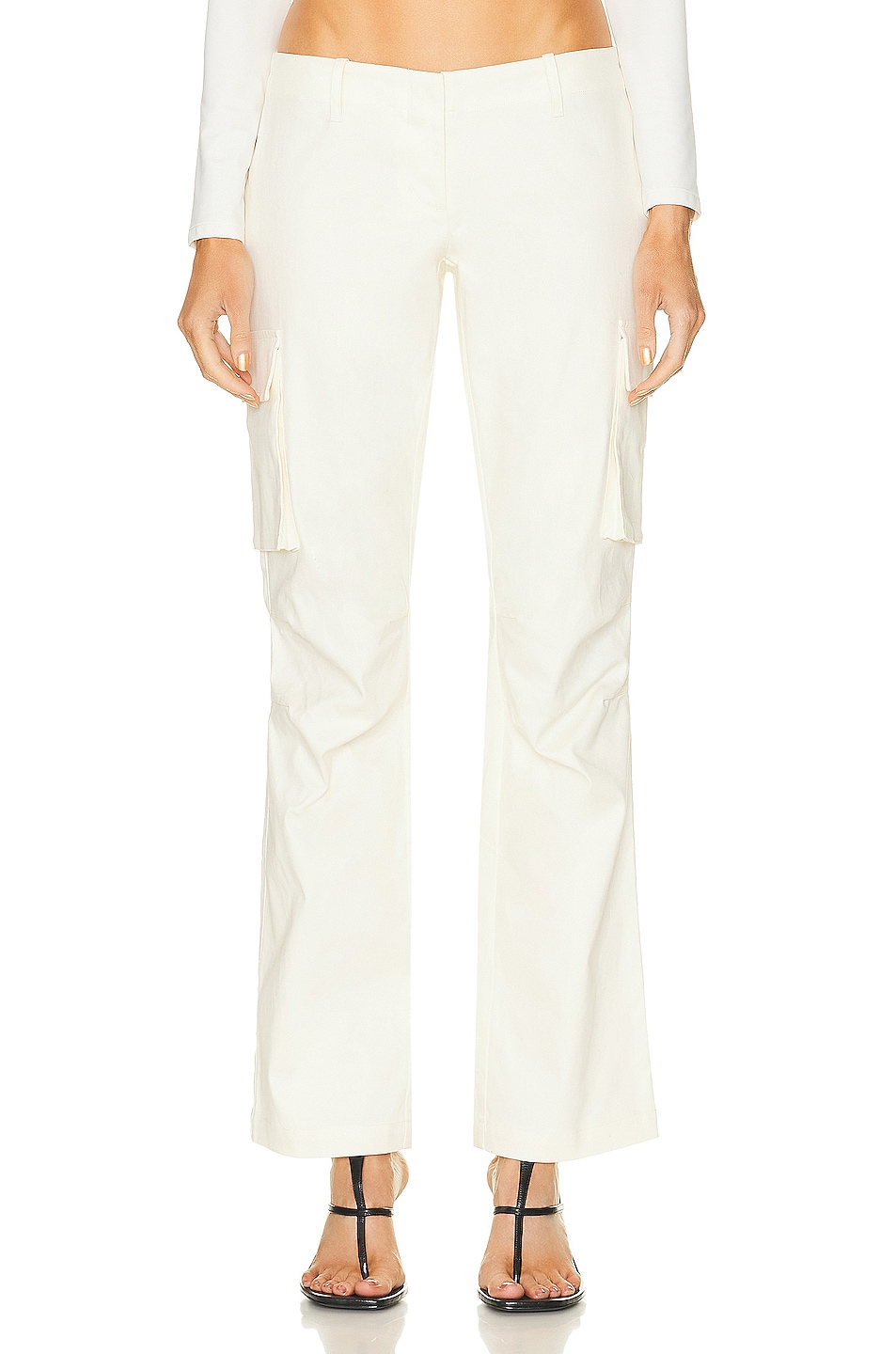 Image 1 of Miaou Raven Cargo Pant in Creme