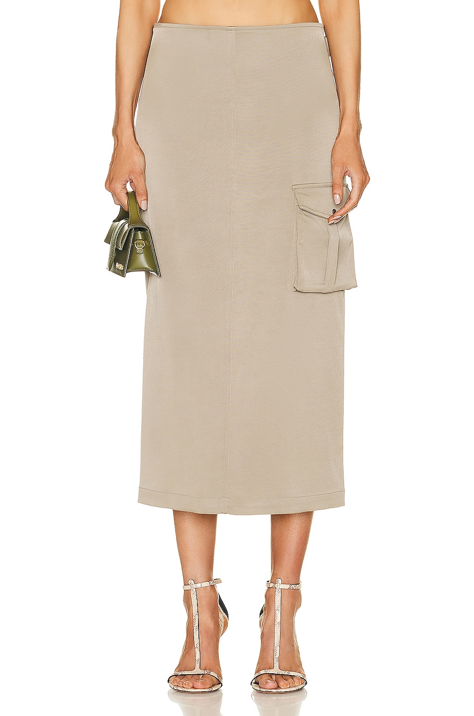 Image 1 of Miaou Suki Skirt in Sage