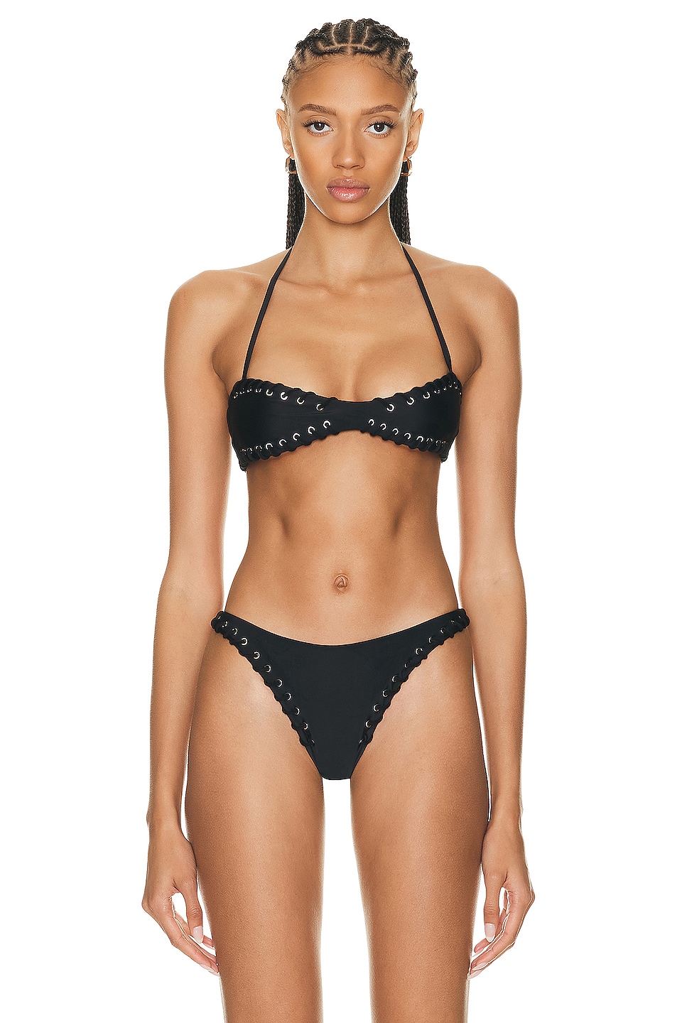 Image 1 of Miaou Rio Bikini Top in Black