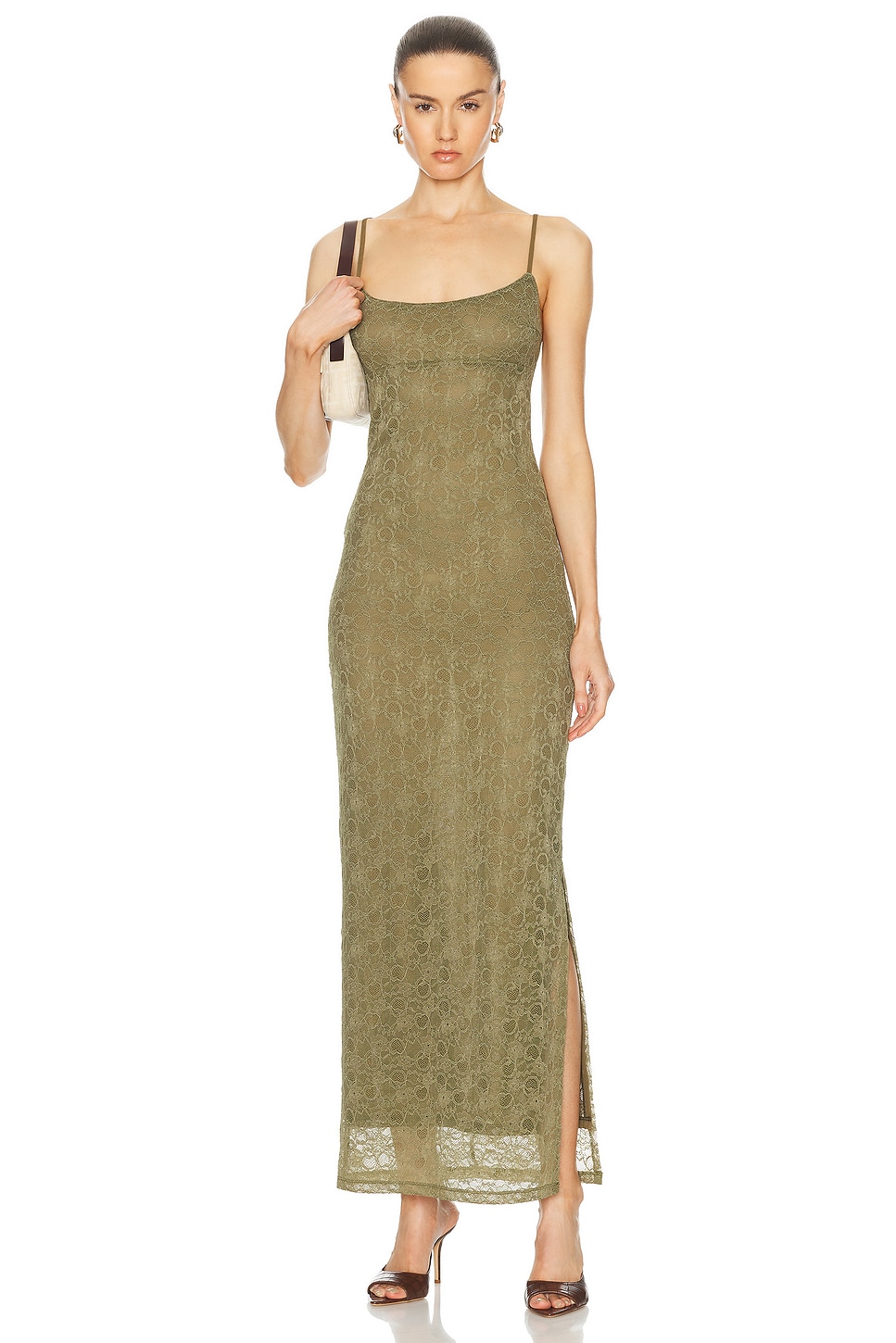 Thais Dress in Olive