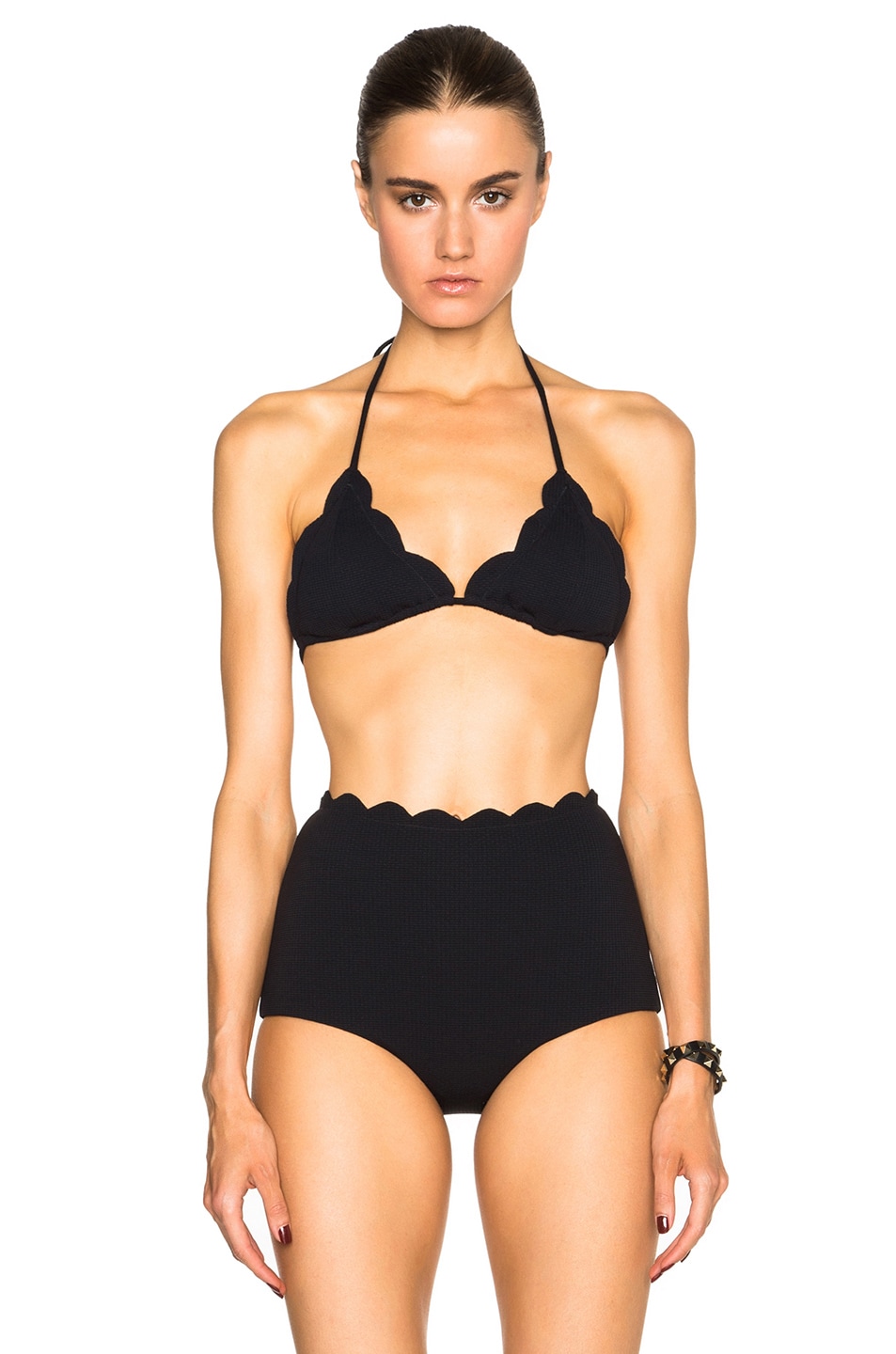 Image 1 of Marysia Swim Broadway Bikini Top in Black