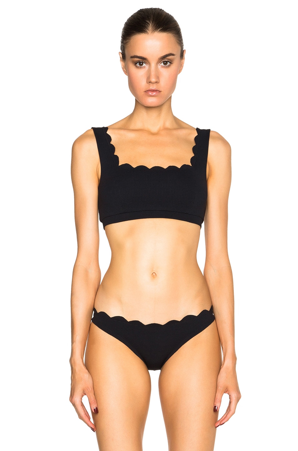 Image 1 of Marysia Swim Palm Springs Bikini Top in Black