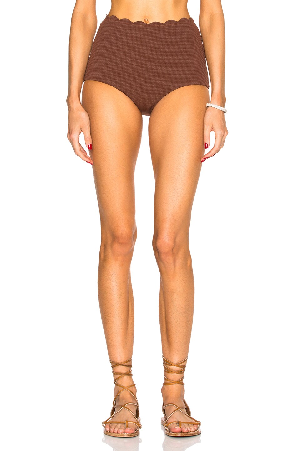 Image 1 of Marysia Swim Palm Springs Bikini Bottom in Kava