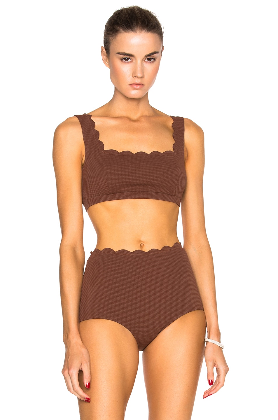 Image 1 of Marysia Swim Palm Springs Bikini Top in Kava