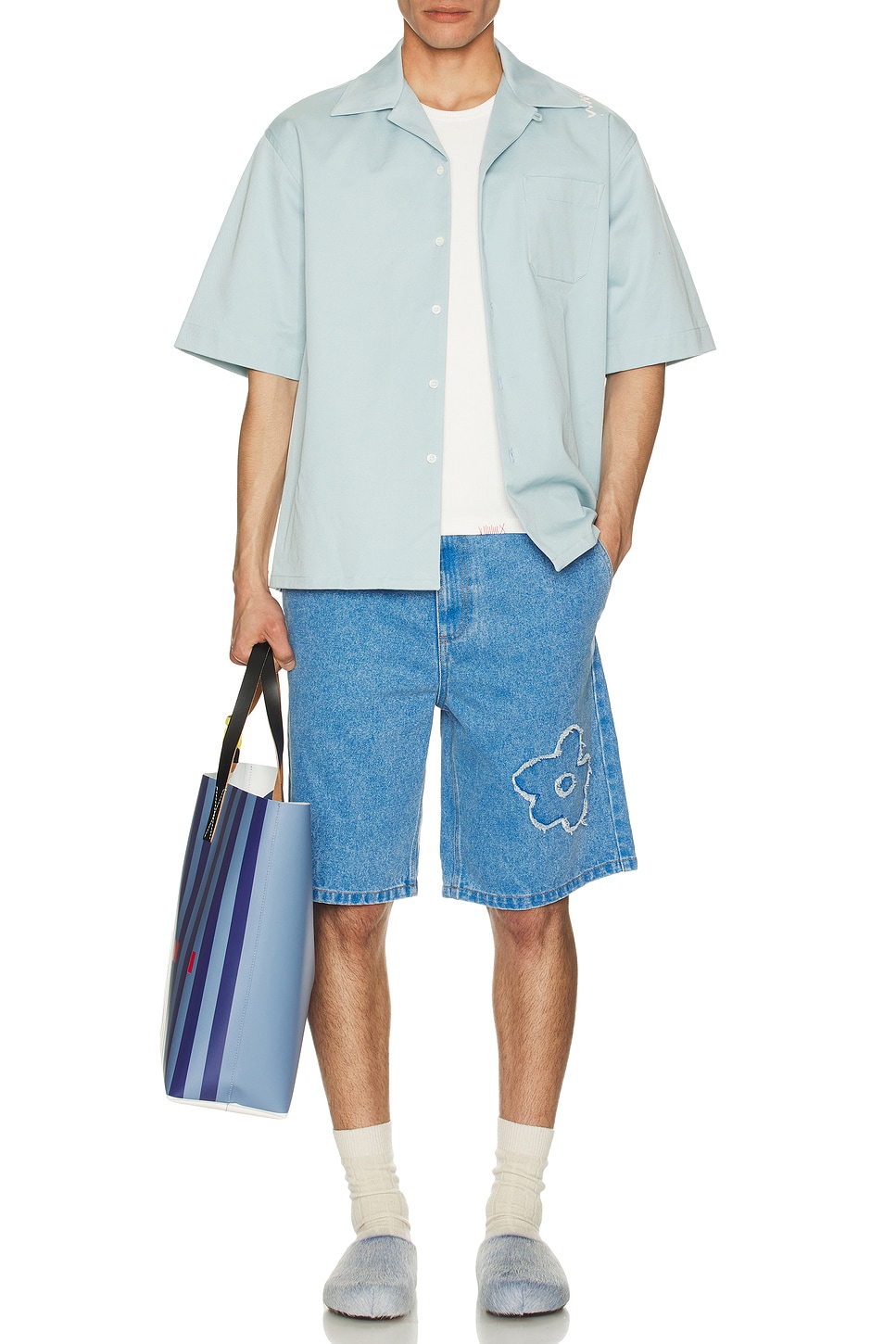 Image 1 of Marni Shorts in Cobalt