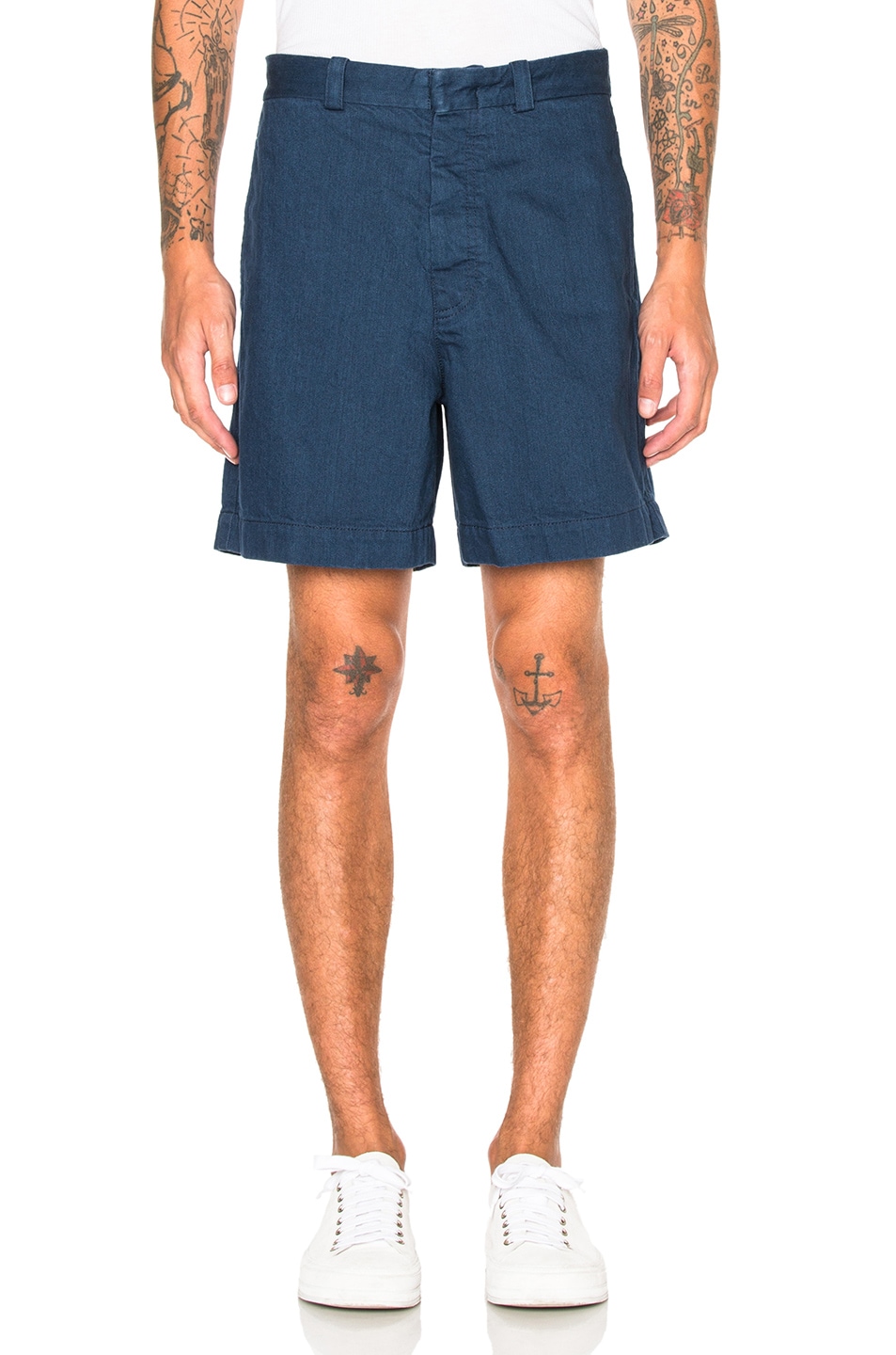 Image 1 of Marni Shorts in Light Blue Denim