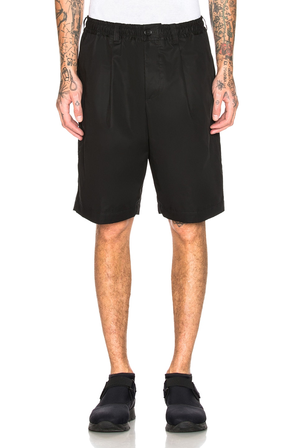 Image 1 of Marni Darted Shorts in Black