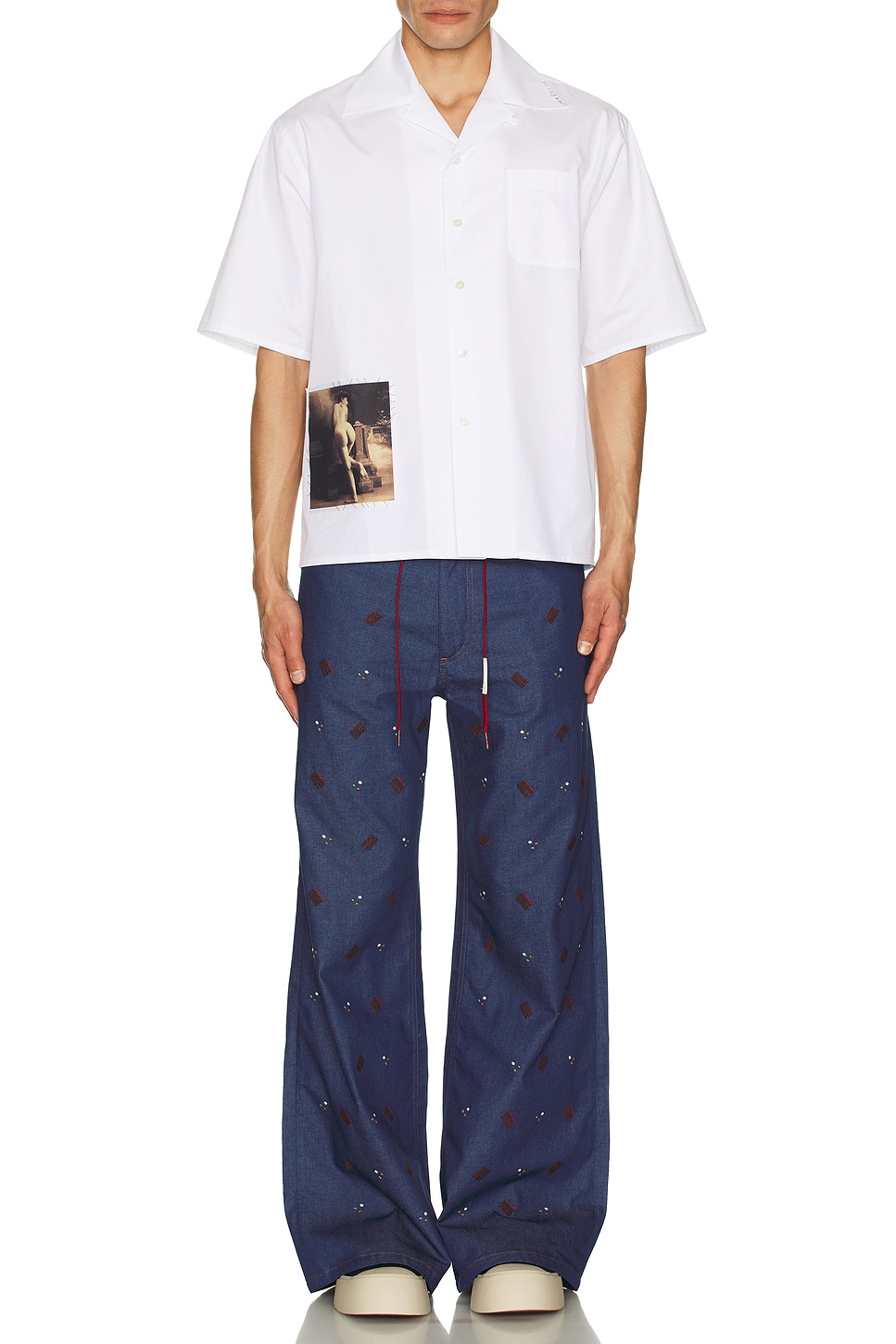 Image 1 of Marni Flared Jeans in Blue
