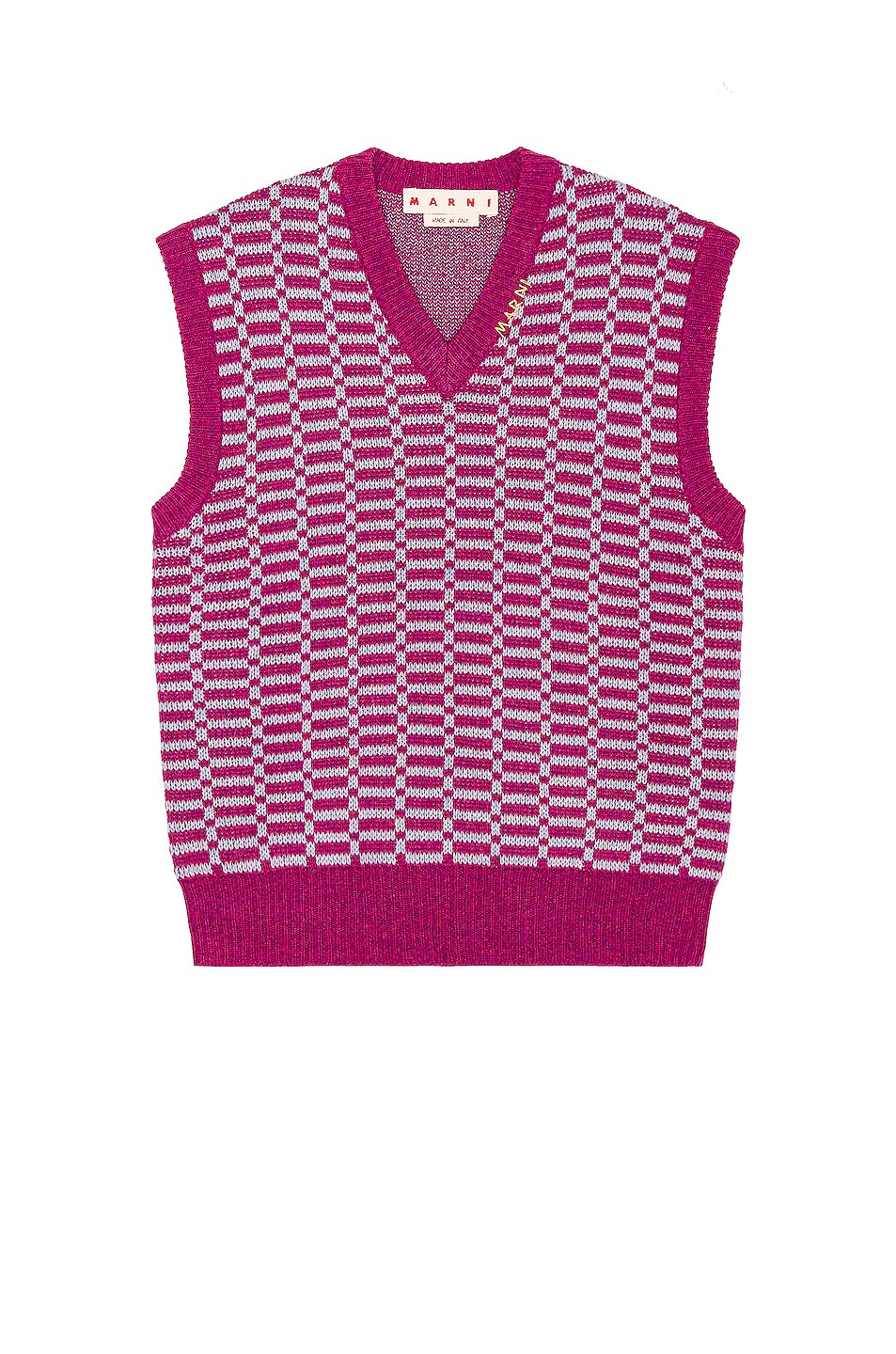 Sleeveless V-Neck Sweater