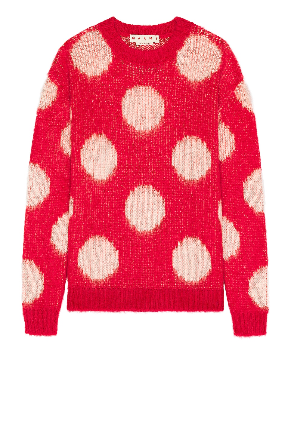 Image 1 of Marni Roundneck Sweater in Tulip