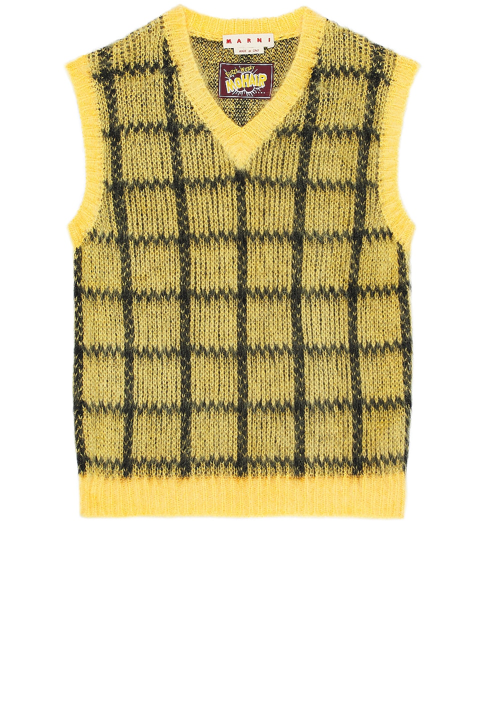 Image 1 of Marni V Neck Sweater in Maize