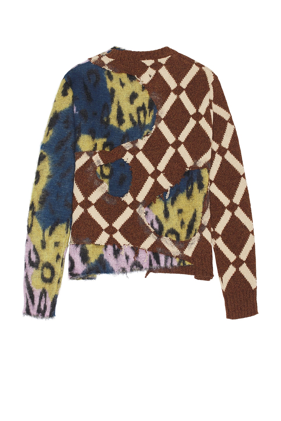 Shop Marni Roundneck Sweater In Multicolor