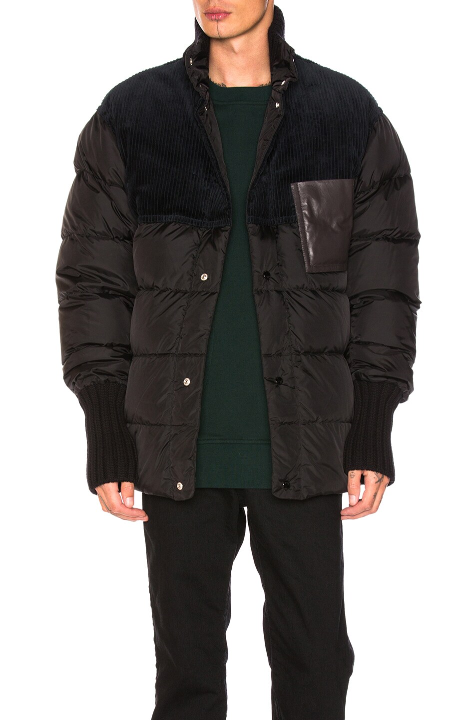 Image 1 of Marni Puffer Jacket in Black