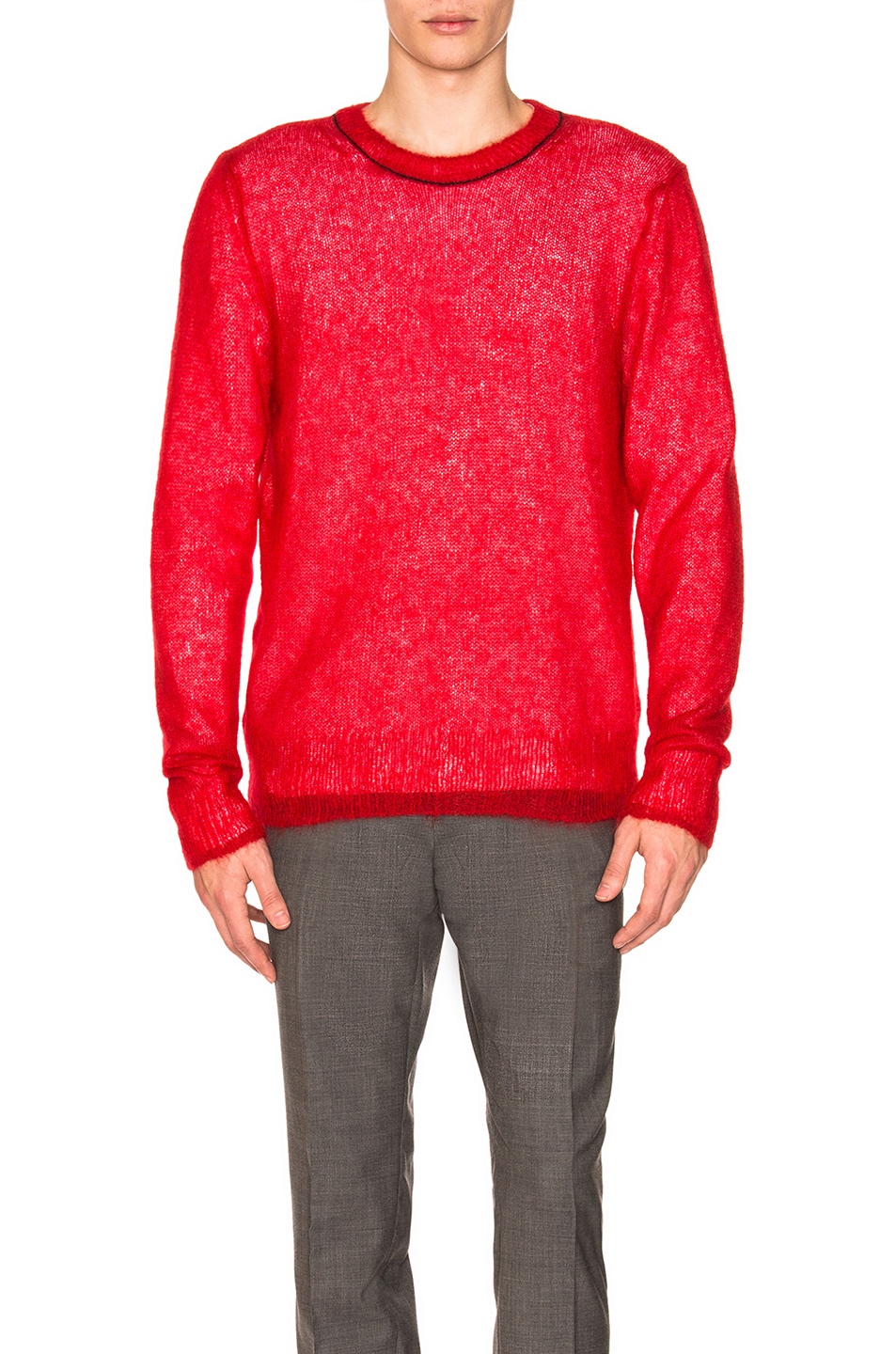 Image 1 of Marni Crew Neck Sweater in Red