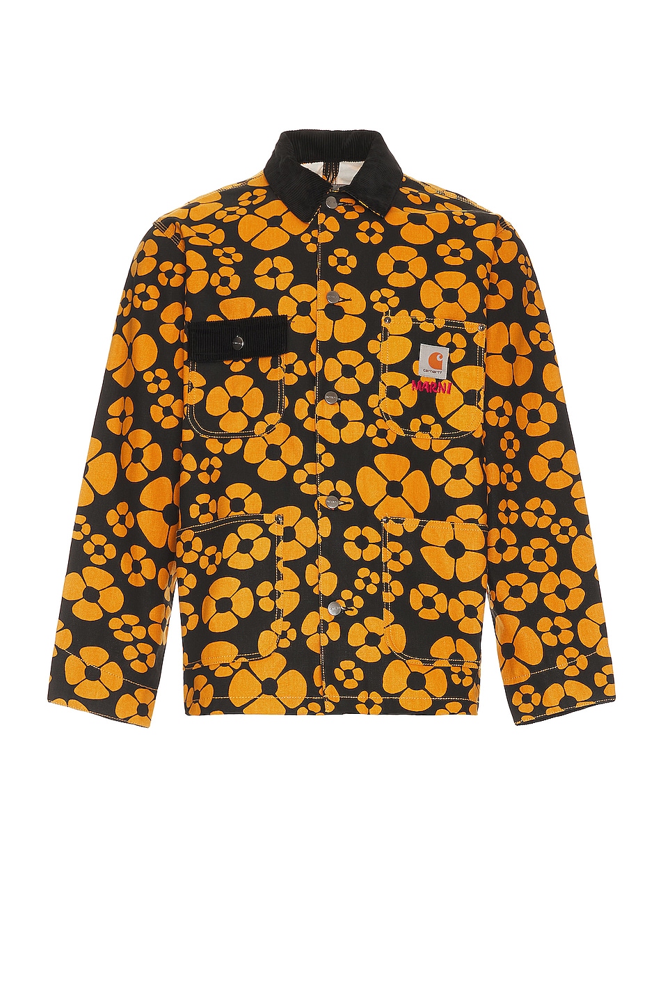 X Carhartt Printed Jacket In Sunflower