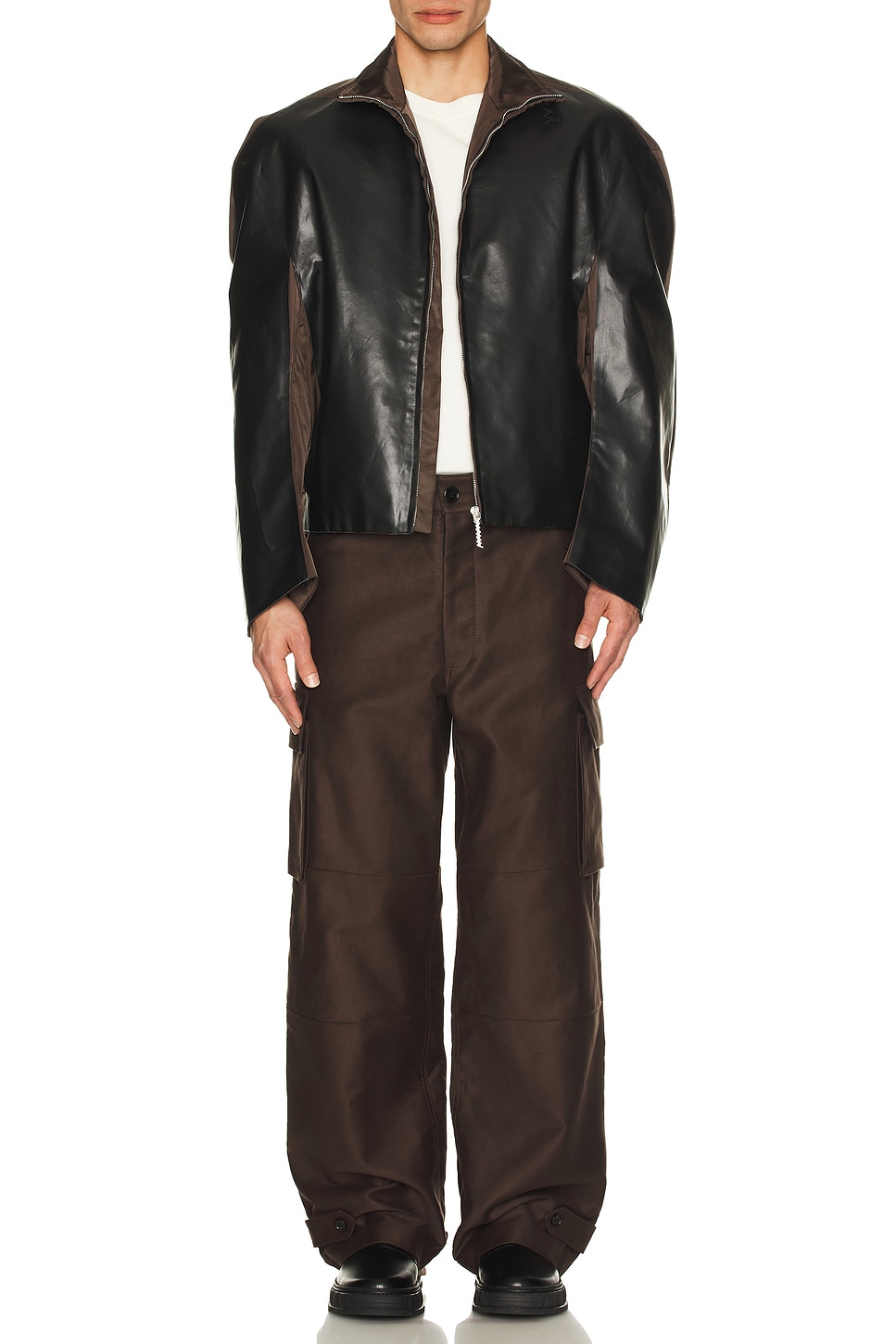 Image 1 of Marni Jacket in Moca & Black