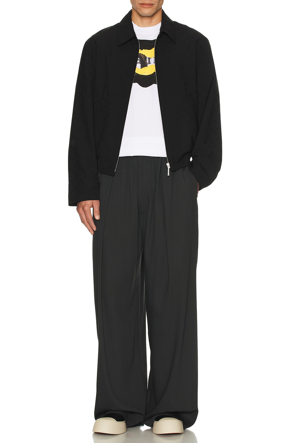Image 1 of Marni Bomber Jacket in Black