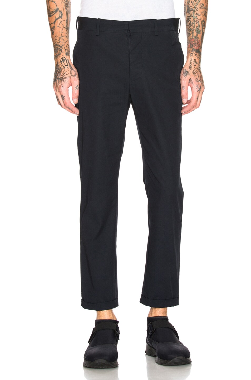 Image 1 of Marni Cropped Trousers in Navy