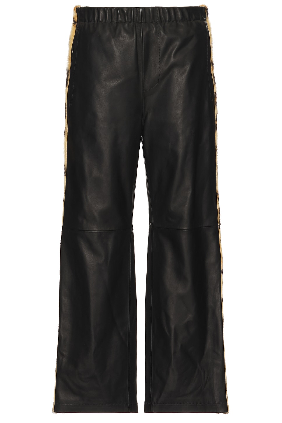 Image 1 of Marni Leather Pants in Black