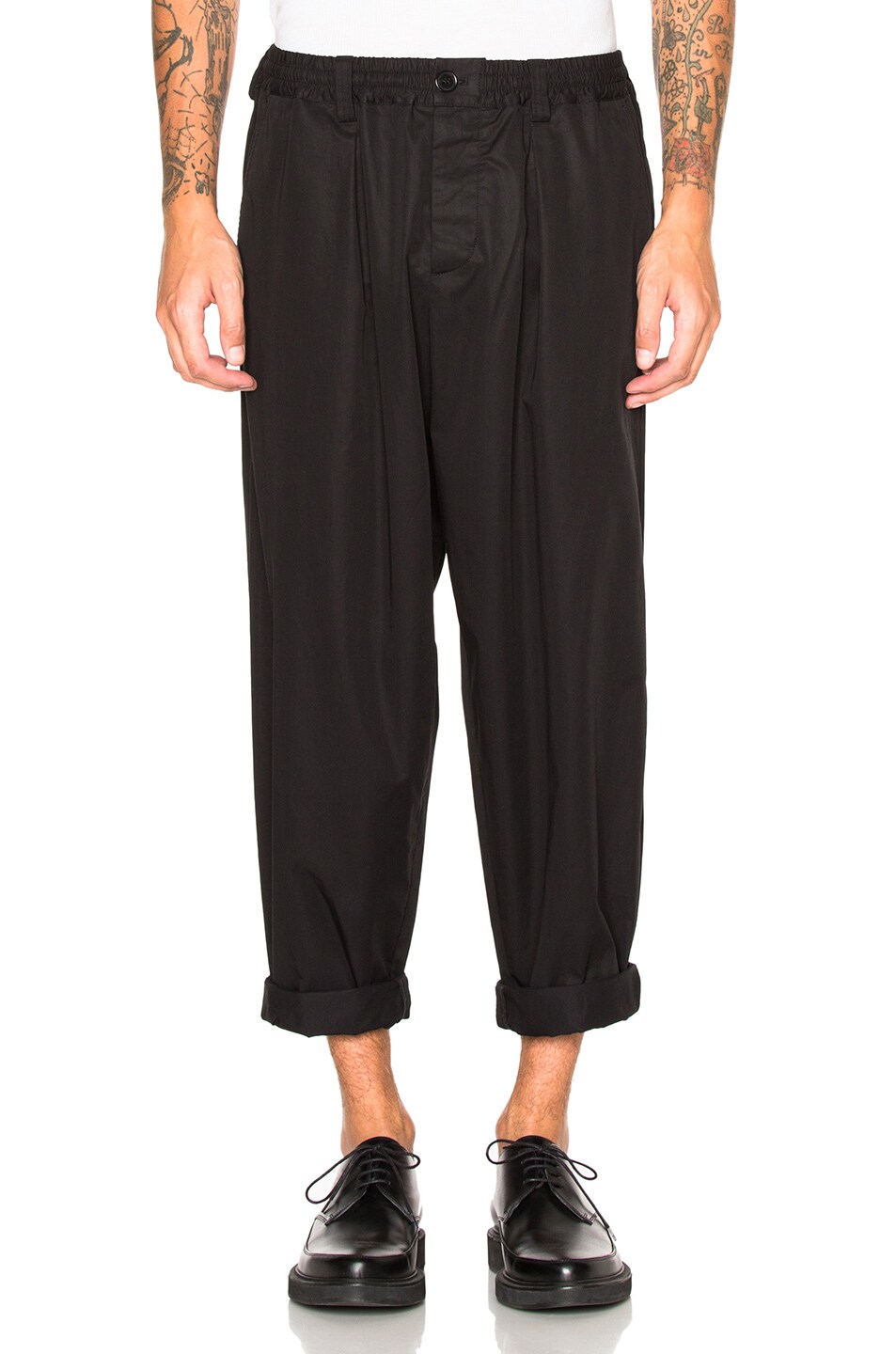 Image 1 of Marni Light Washed Cotton Pants in Black