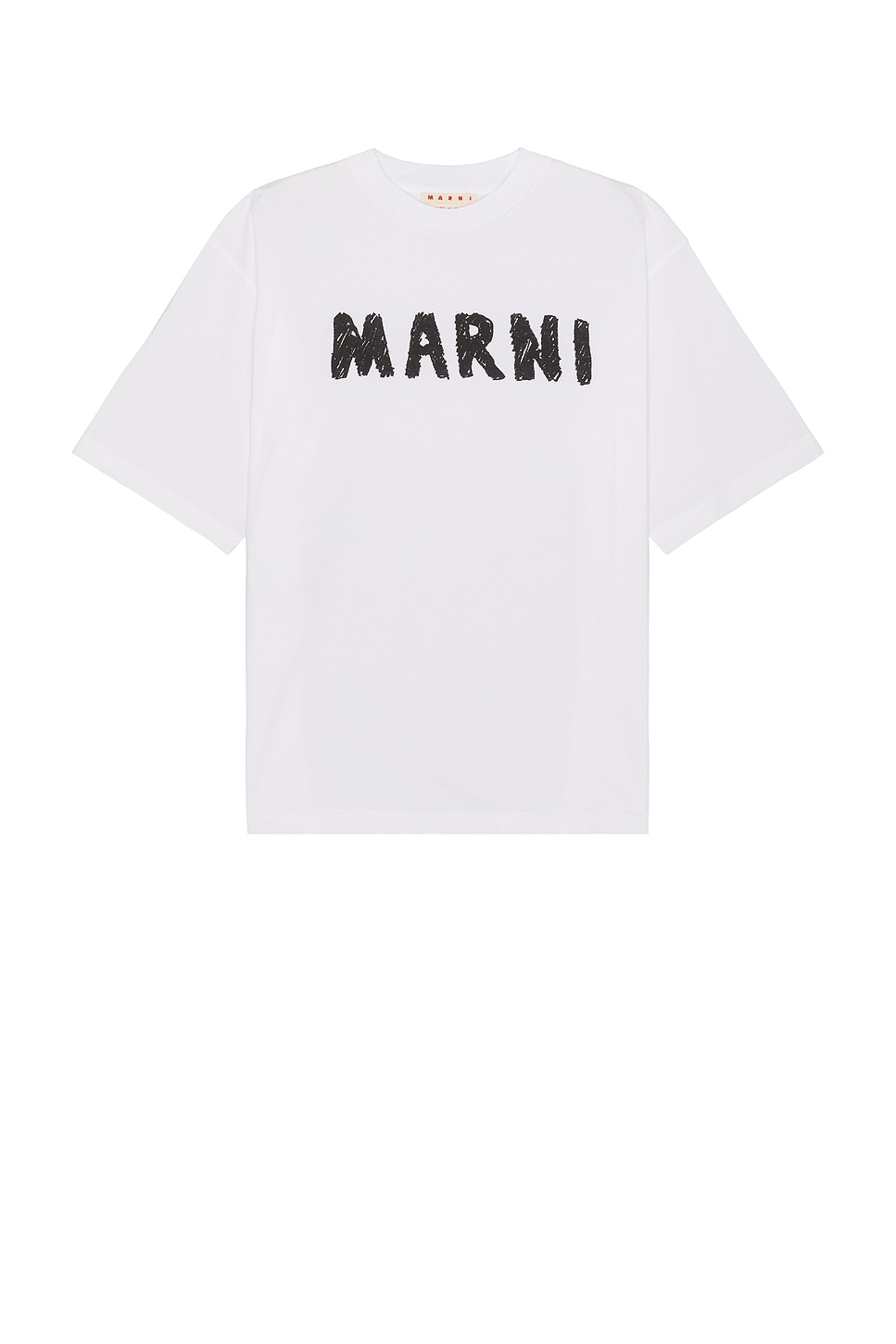 Shop Marni T-shirt In Lily White