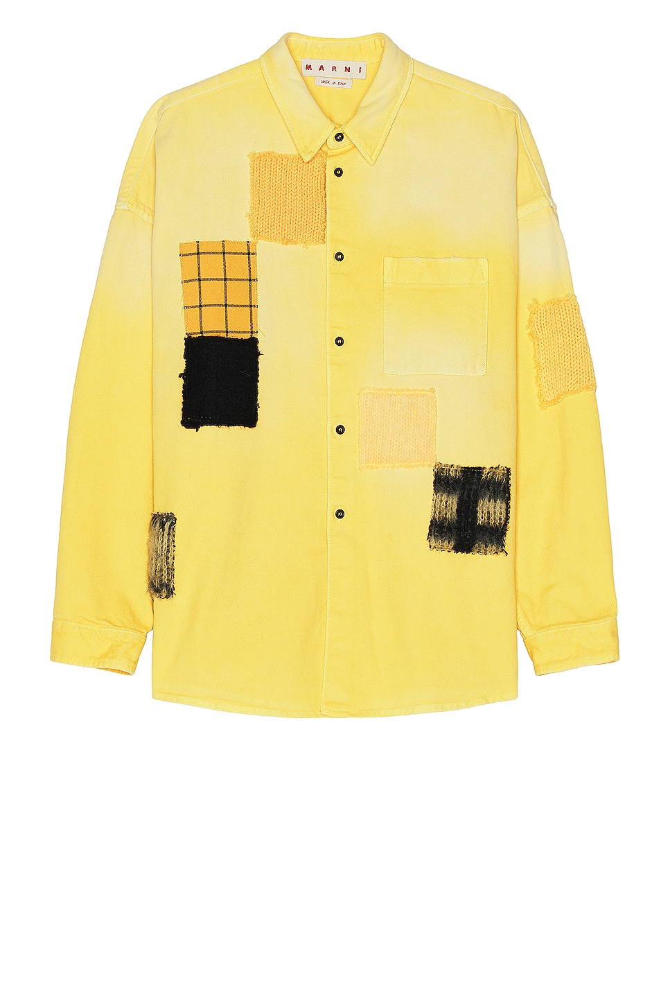 Image 1 of Marni Patchwork Shirt in Maize