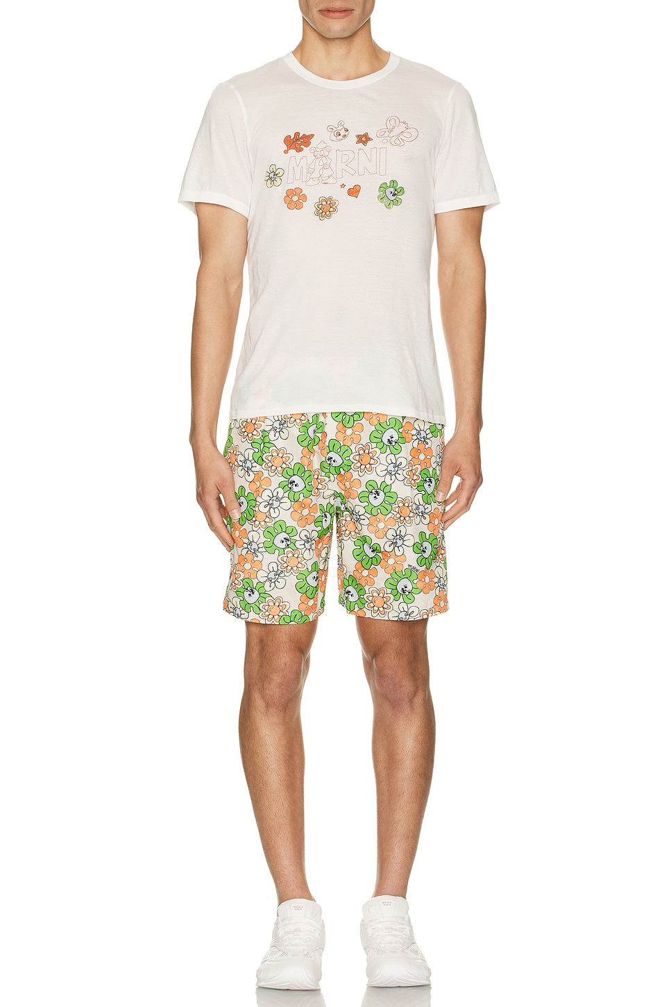 Image 1 of Marni X Paloma Funky Charm Explosion T-shirt in Lily White
