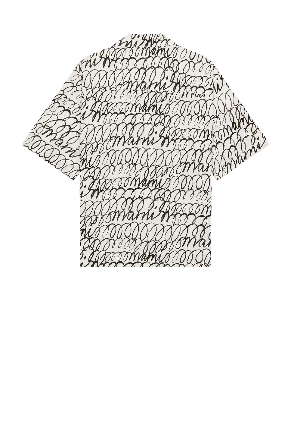 Shop Marni Short Sleeve Shirt In Lily White