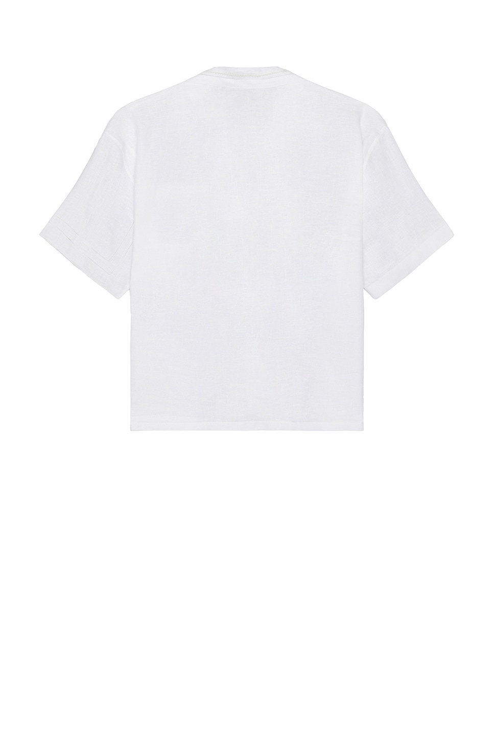 Shop Marni Short Sleeve Shirt In Lily White