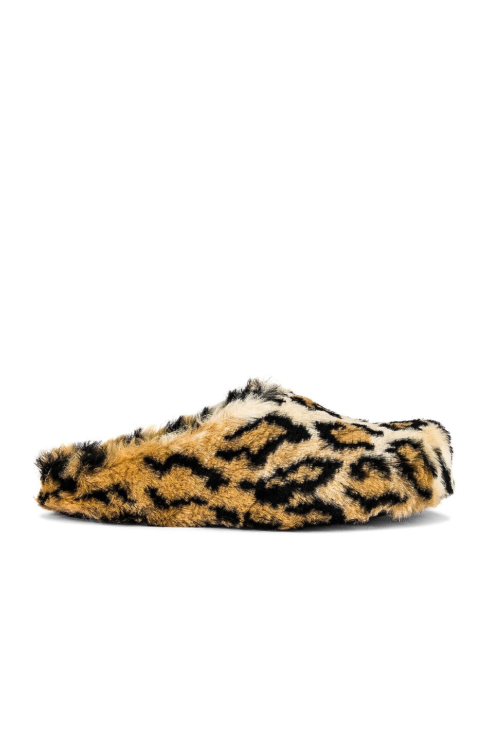 Image 1 of Marni Fussbett Sabot Clogs in Leopard