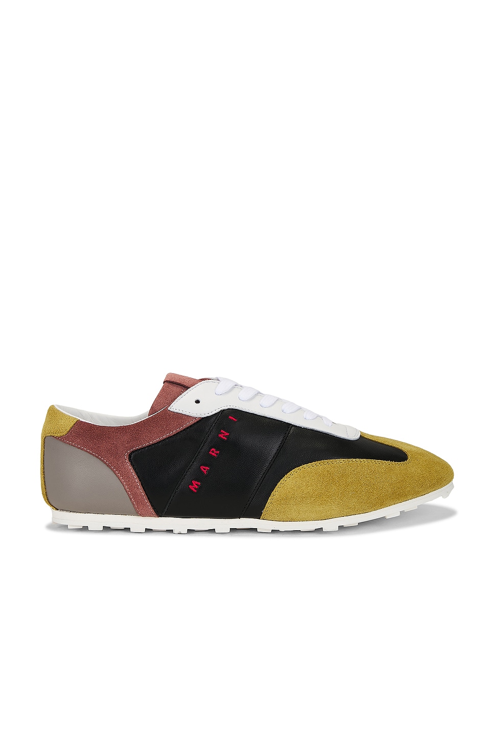 Image 1 of Marni Sneakers in Green, Black, Pink, & Grey