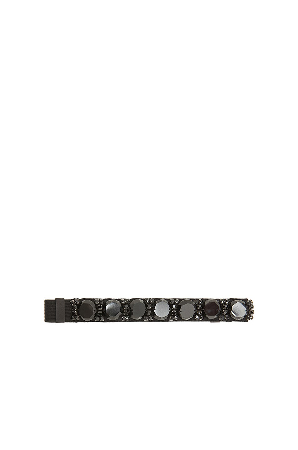 Image 1 of Marni Jeweled Headband in Black