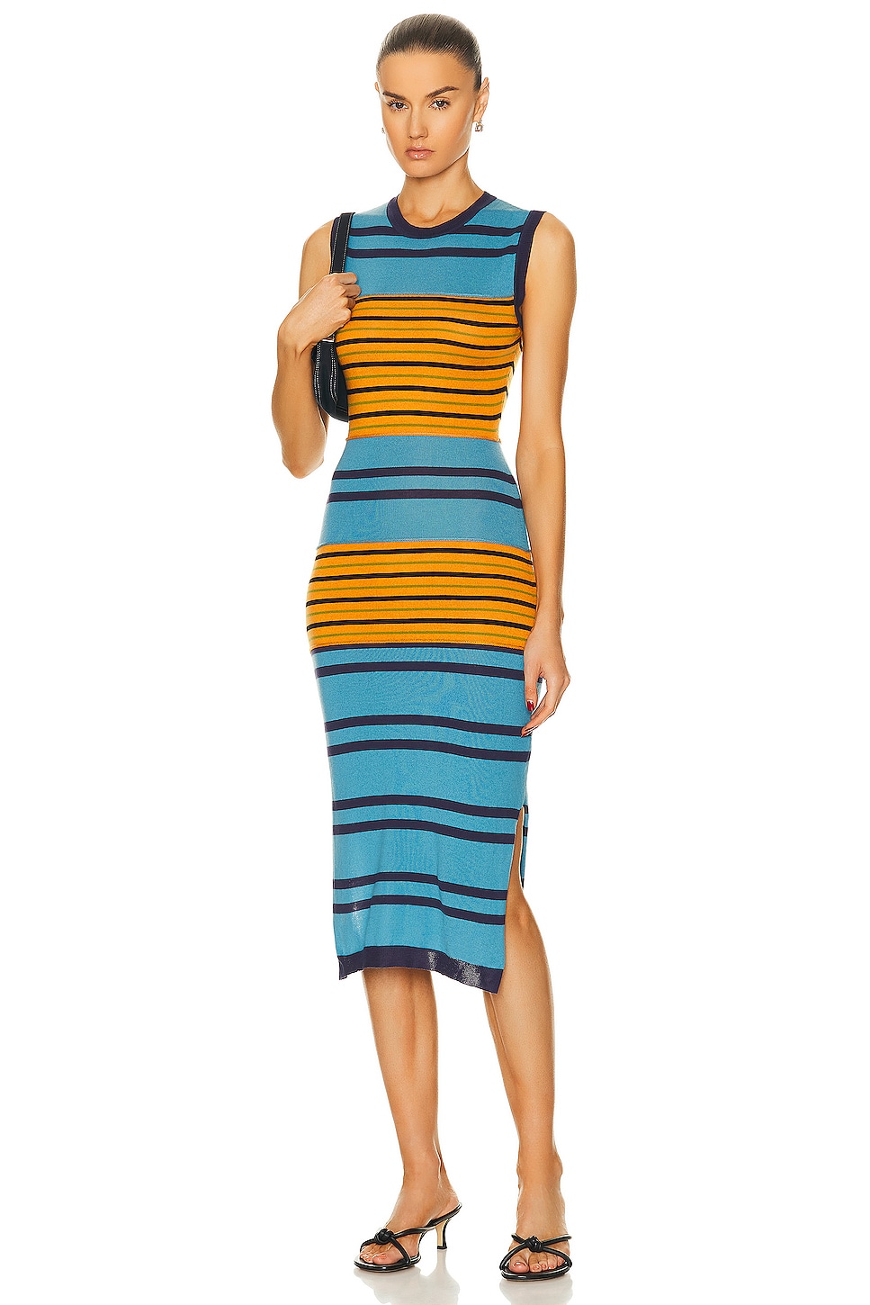 Image 1 of Marni Striped Dress in Multicolor