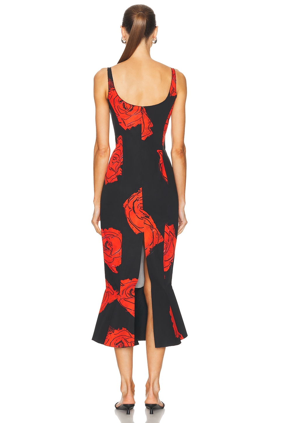 Image 3 of Marni Long Trumpet Dress in Black
